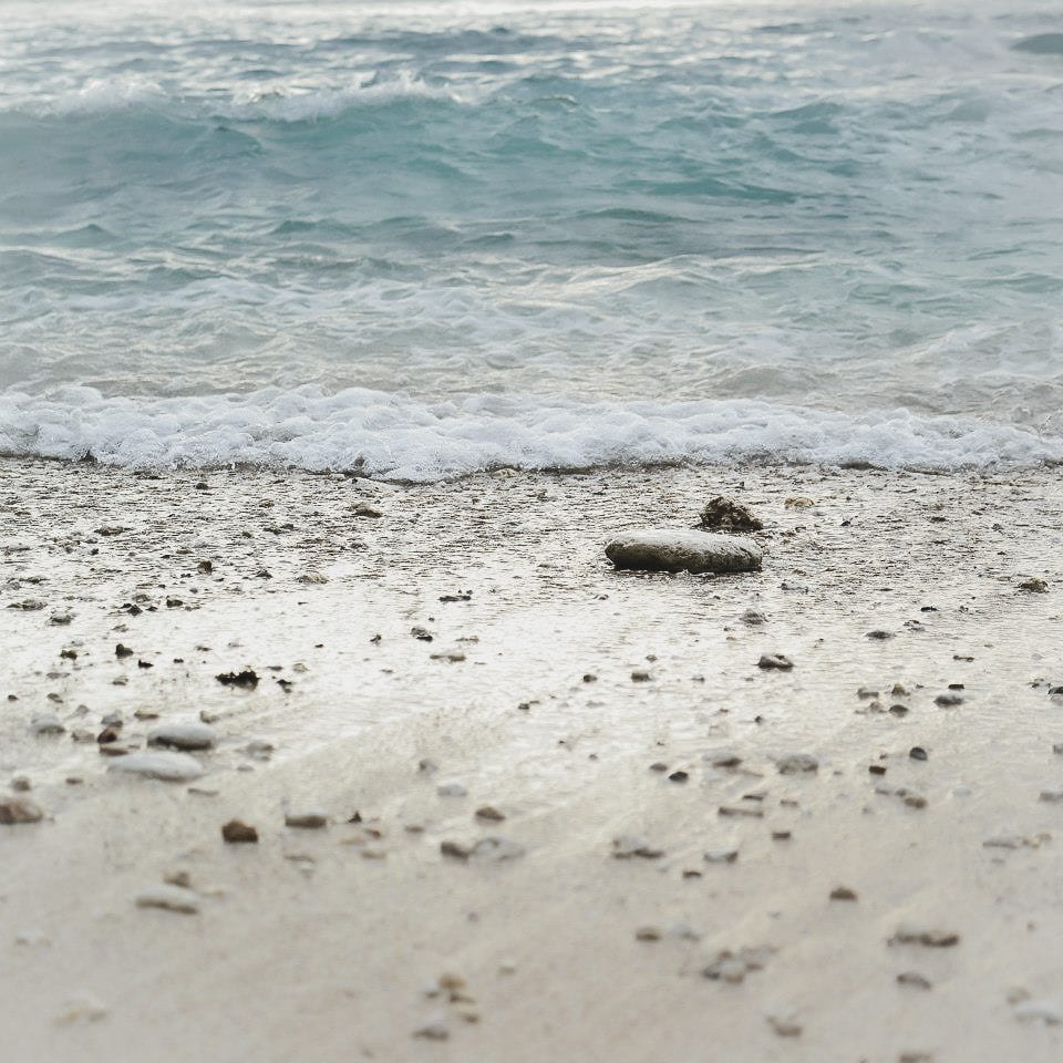 Sand Stone and Sea Bali Indonesia Photography